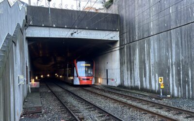 Redusert fart i to bybanetunneler