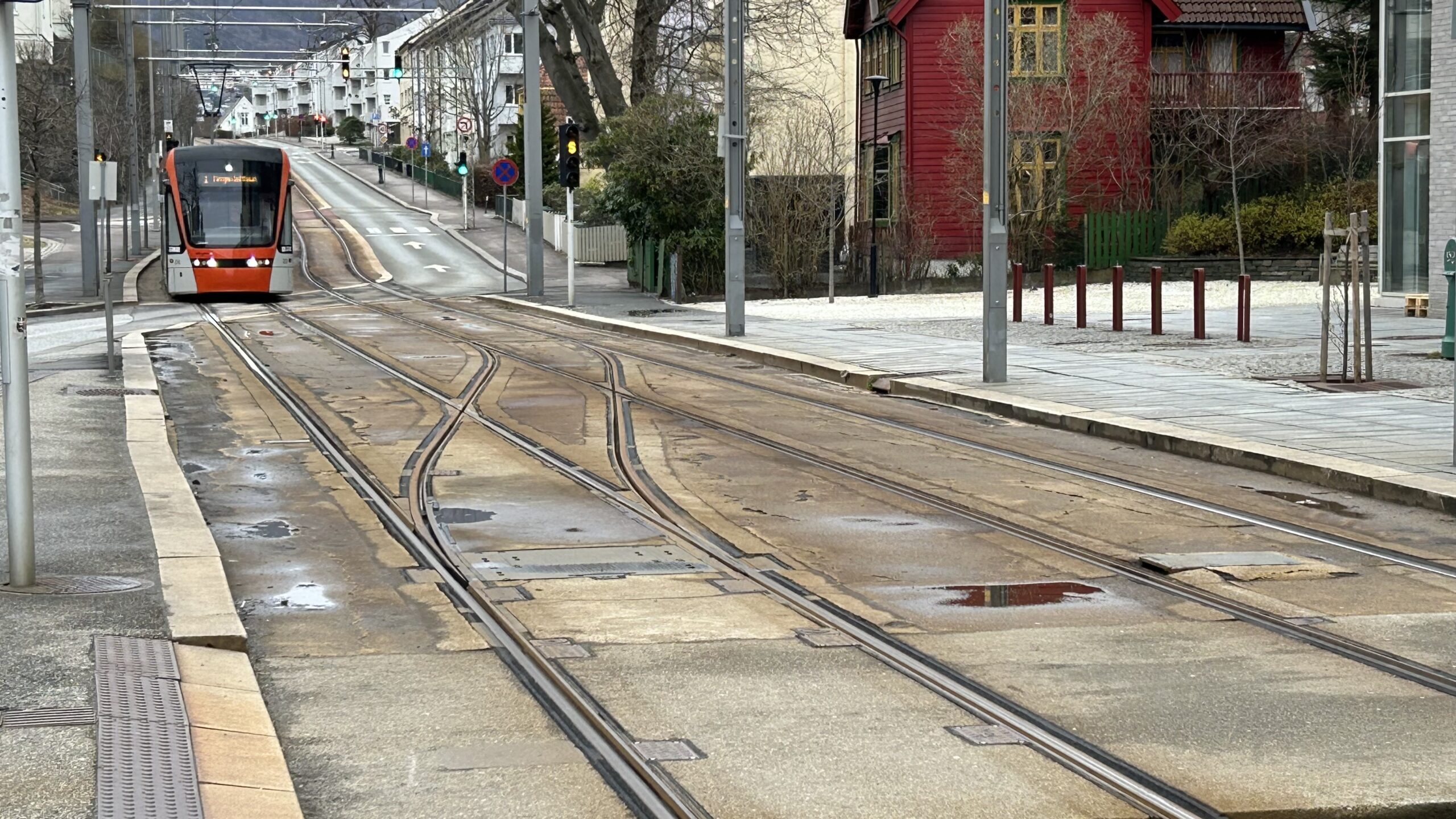 Sporveksel ved Wergeland